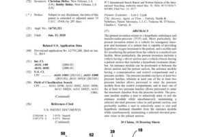US-11564853-B1 Hyperbaric Vehicle and Transfer Under Pressure (TUP) Unit