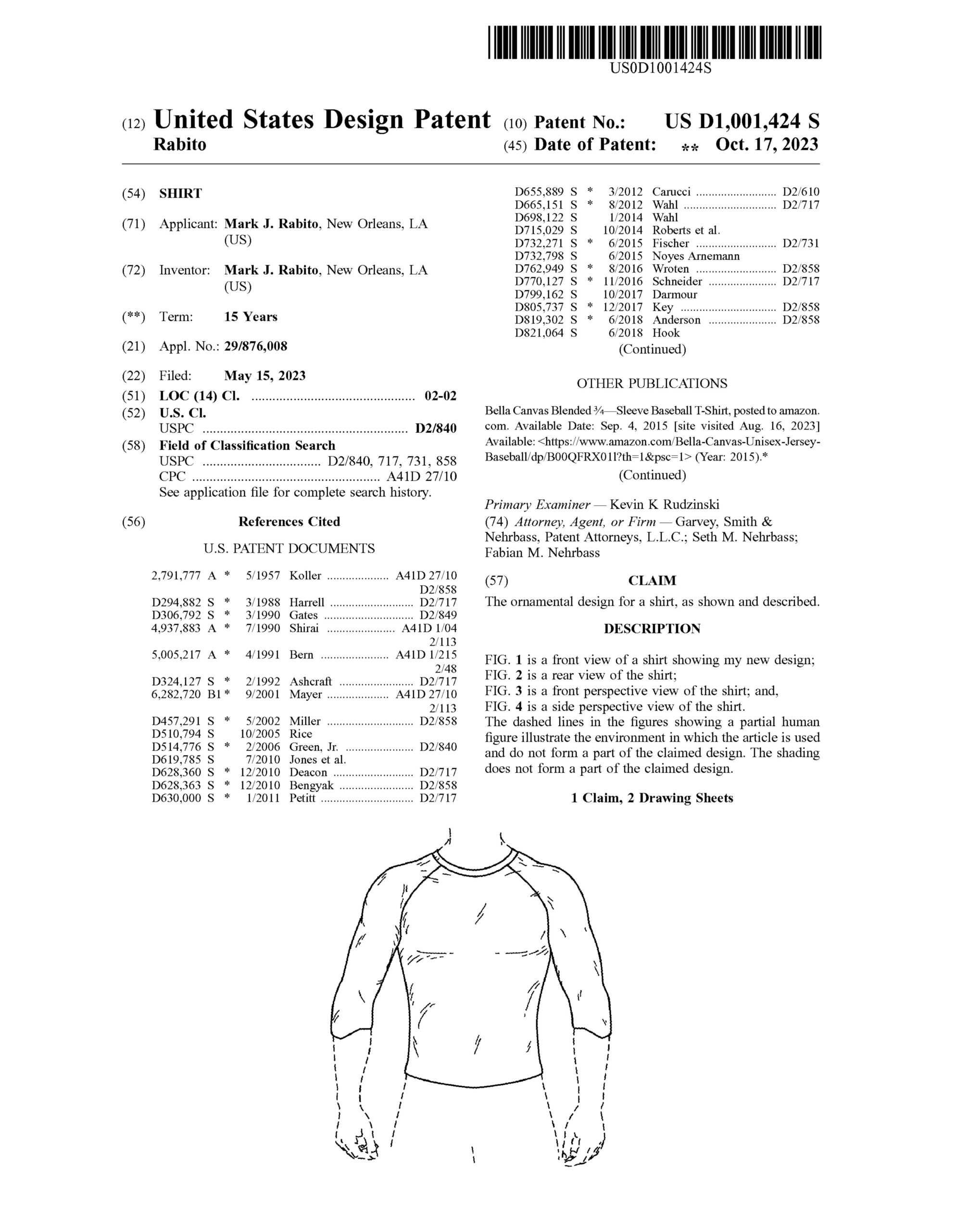 US-D1001424-S Shirt